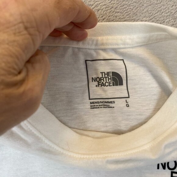 The North Face Mens Pride Series T-Shirt Large White Graphic Tee Short Sleeve - Picture 5 of 8